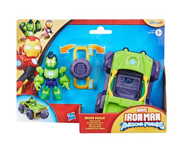 Marvel Iron Man a super priatelia – Sada vozidla a figúrky: Iron Hulk – Hasbro