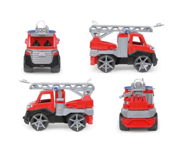 LENA: Truxx 2 červené hasičské auto s rebríkom 29cm