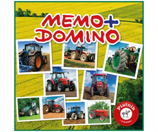Traktory Memo - Domino spoločenská hra - Piatnik (HU verzia)
