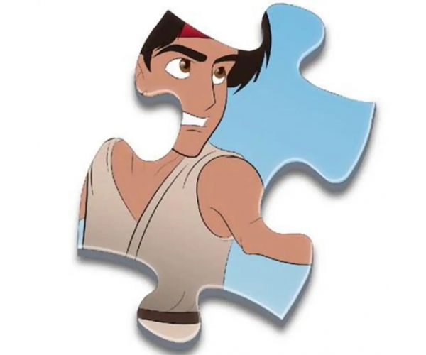 Dávid a Goliáš 48 dielne podlahové puzzle 60x90cm
