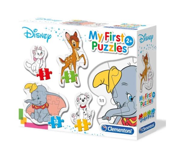Disney zvieratá 4 v 1 puzzle set - Clementoni