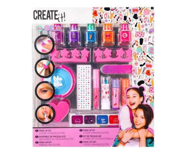 Canenco: Create it! Farbu meniaci trblietavý make-up set