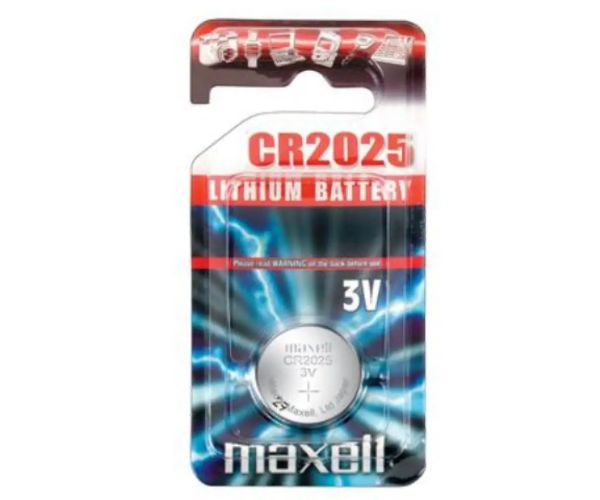 Maxell: Alkalická Lítiová batéria CR2025 1ks blisterové balenie