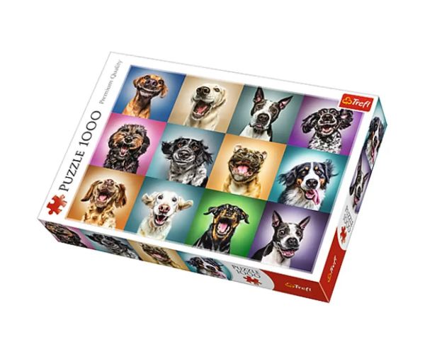 Vtipné portré psa 1000 ks Puzzle - Trefl