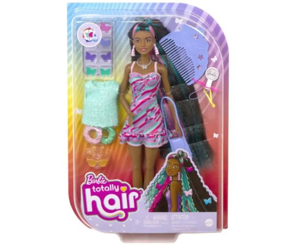 Barbie Totally Hair Motýl bábika - Mattel