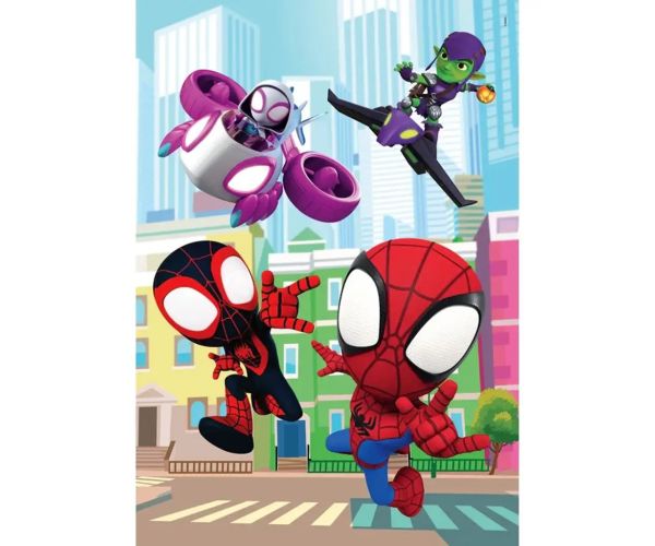 Spidey a jeho úžasní priatelia 60-dielna maxi supercolor puzzle - Clementoni