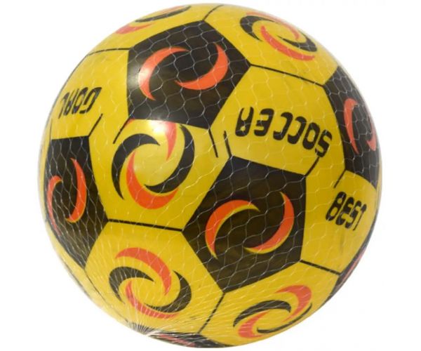 Gumová lopta s futbalovým vzorom 23cm