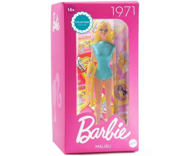 Barbie Malibu 1971 zberateľská bábika 15cm
