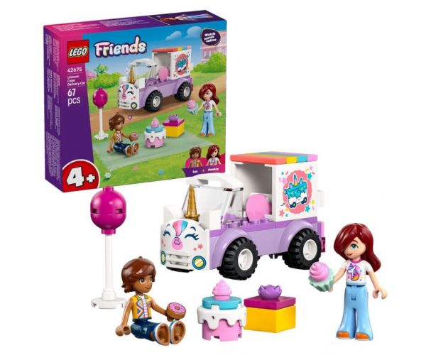 LEGO® Friends: Auto na prepravu torty s jednorožcom (42675)