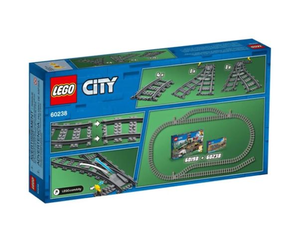 LEGO® City: Železničné výhybky (60238)