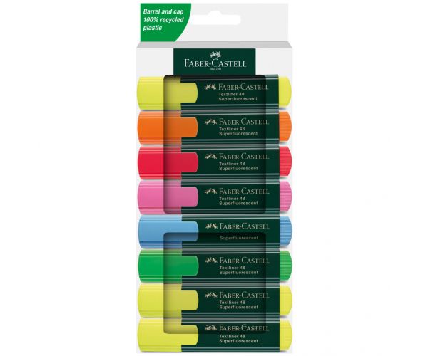 Faber-Castell: 1548 Fluorescent 8 db-os szövegkiemelő filctoll szett