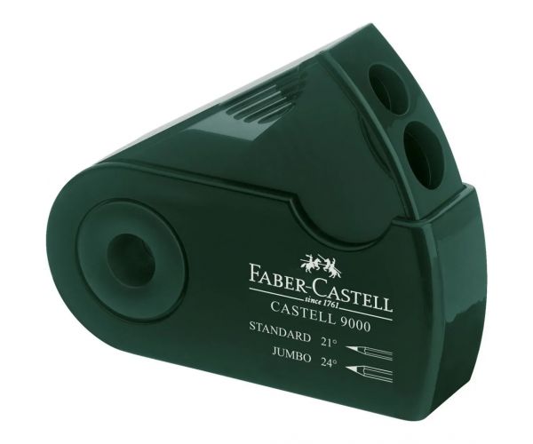 Faber-Castell: Castell 9000 zöld dupla hegyező