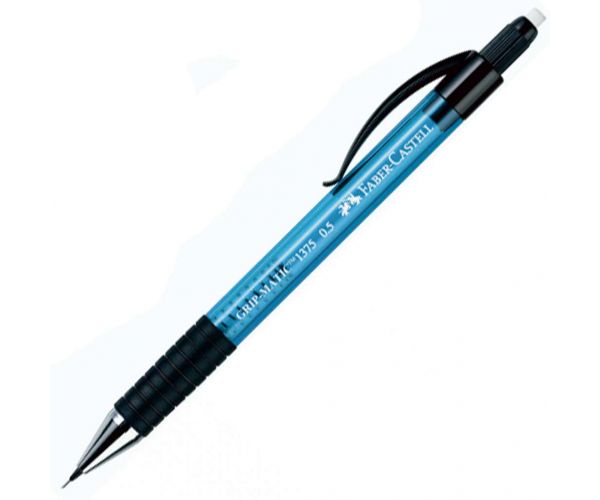 Faber-Castell: Grip Matic grafit töltőceruza 0,5mm-es heggyel égszínkék színben