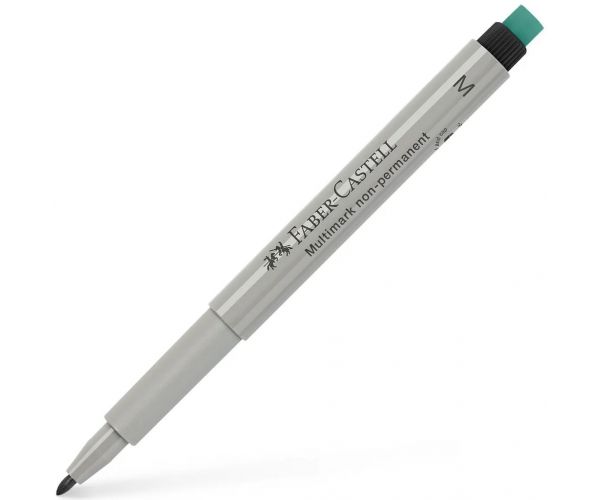 Faber-Castell: Multimark fekete fóliafilc M kerekített heggyel