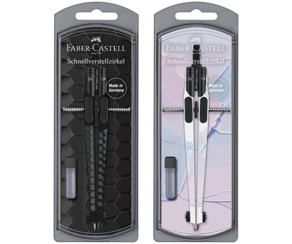 Faber-Castell: S&V körző szett gyorsállítóval kétféle változatban 1db