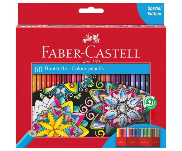 Faber-Castell: Színes ceruza 60db-os szett