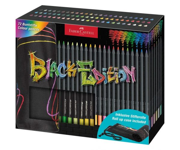 Faber-Castell: Black Edition színes ceruza szett 72db-os