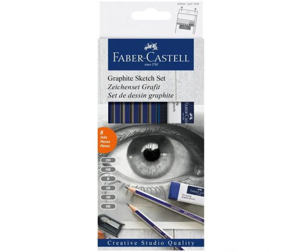 Faber-Castell: Grafit vázlatceruza szett 8db-os