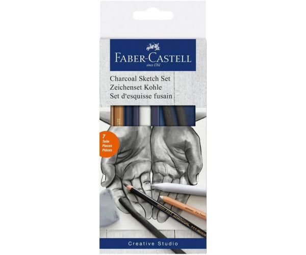 Faber-Castell: Rajzszén vázlat szett 7db-os