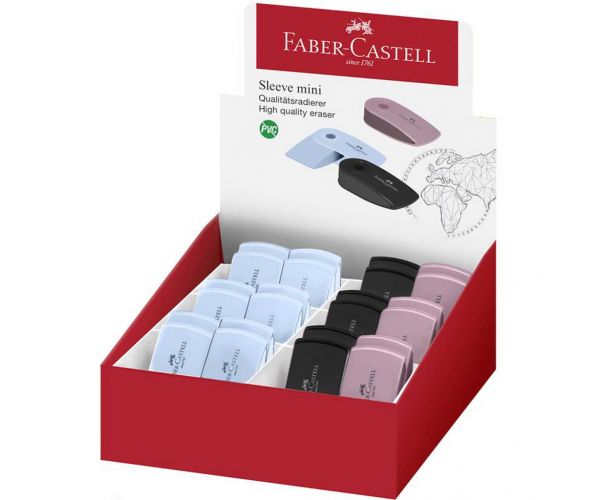 Faber-Castell: Sleeve mini radír harmónia színekben 1db