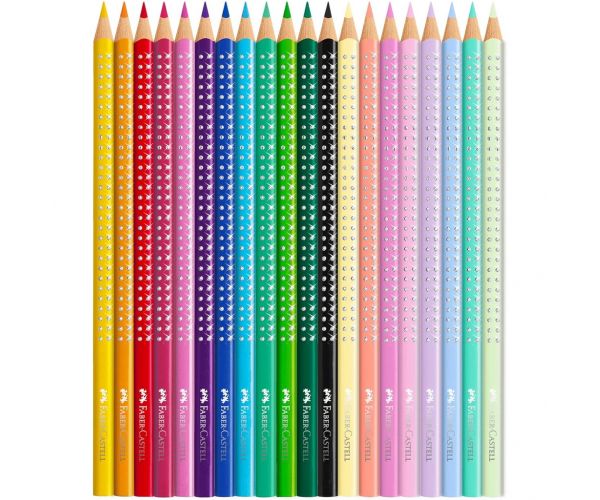 Faber-Castell: Sparkle Butterfly 20db-os színes ceruza készlet fém dobozban