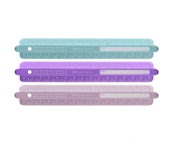 Faber-Castell: Sparkle flexibilis vonalzó 15cm-es többféle színben