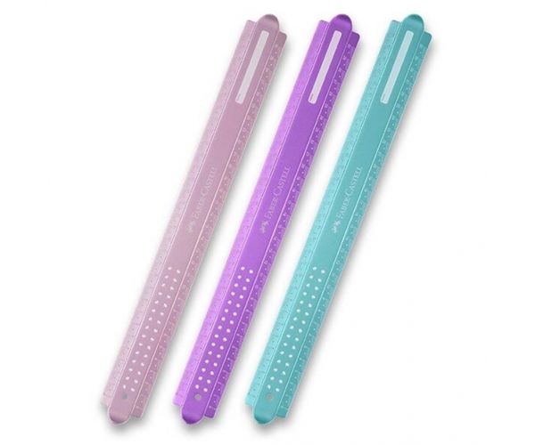 Faber-Castell: Sparkle flexibilis vonalzó 30cm-es többféle színben