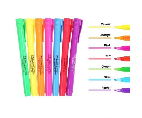 Faber-Castell: Textliner 38 Szövegkiemelő szett fluoreszkáló színekkel 8db-os csomag