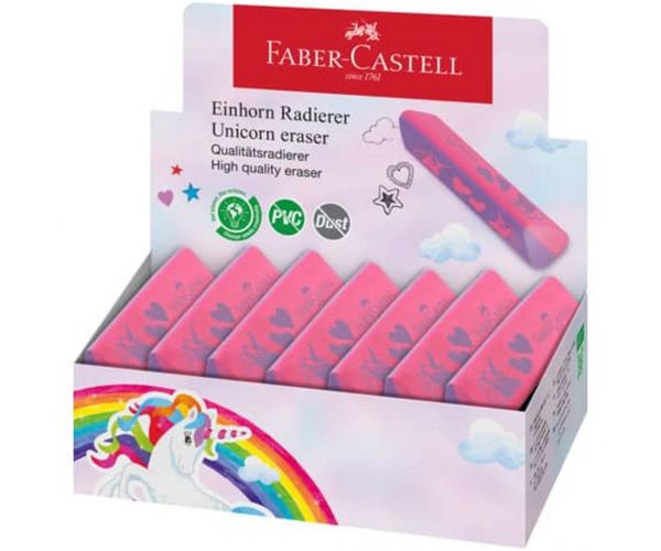 Faber-Castell: Unikornisos háromszög radír 1db