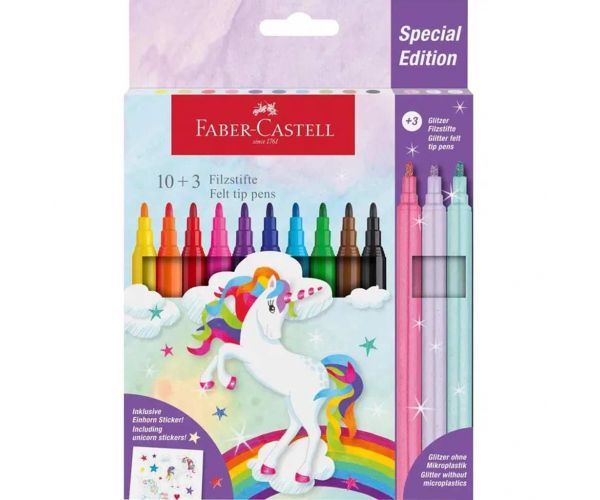 Faber-Castell: 13db-os filctoll szett unikornisos