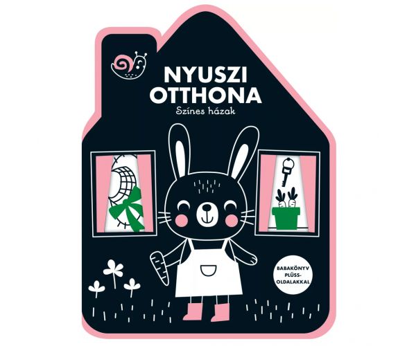 Színes házak - Nyuszi otthona babakönyv plüss oldalakkal