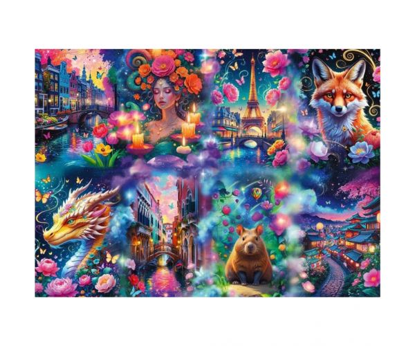 Színes világ prémium 8000 db-os puzzle – Trefl