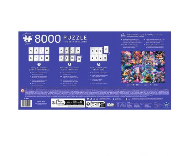 Színes világ prémium 8000 db-os puzzle – Trefl