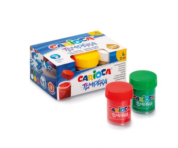 Színes tempera szett 6x25ml-es - Carioca