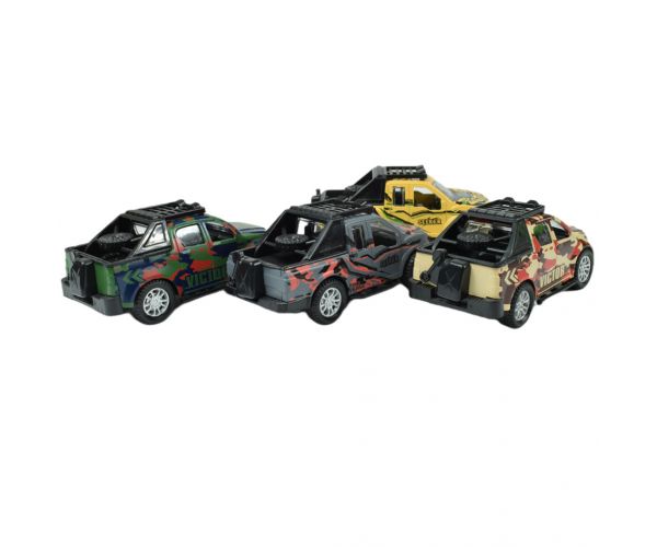 Fast Racer: Lendkerekes PickUp terepjáró többféle változatban 11cm