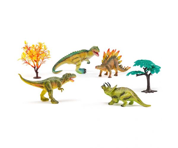 Faunica: 6db-os játékszett dinoszauruszokkal - Woodyland