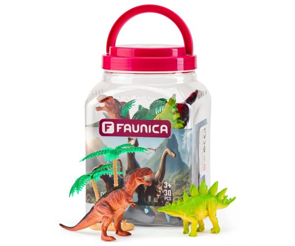 Faunica: Dinoszauruszok játékszett vödörben - Woodyland