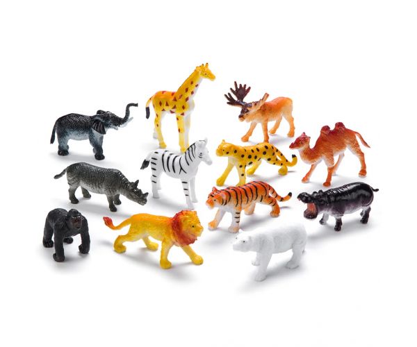 Faunica: Vadállatok 12db-os figura szett - Woodyland