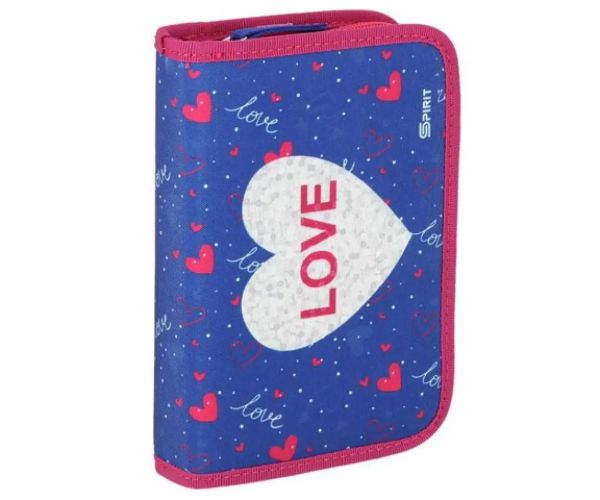 Spirit: Heart love 5 dielny set, školská taška s doplnkami a LED svetlom