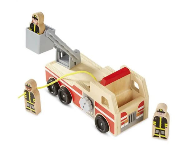 Drevené rebríkové hasičské auto - Melissa & Doug