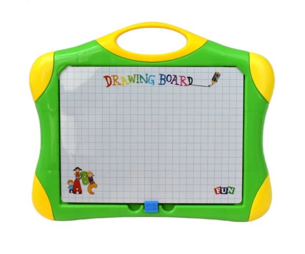 Drawing Board: Multifunkčná tabuľa na kreslenie s fixkou a písmenami 30x24cm