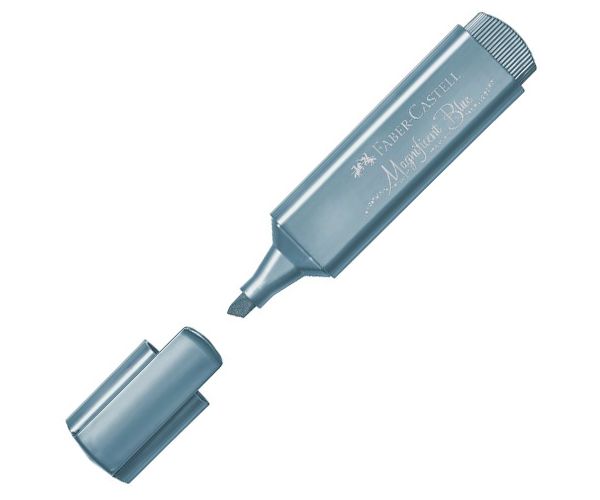 Faber-Castell: 1546 Magnificent blue szövegkiemelő Metál kék színben 1db