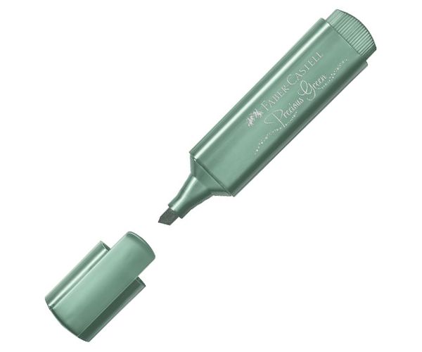 Faber-Castell: 1546 Precious Green szövegkiemelő Metál zöld színben 1db
