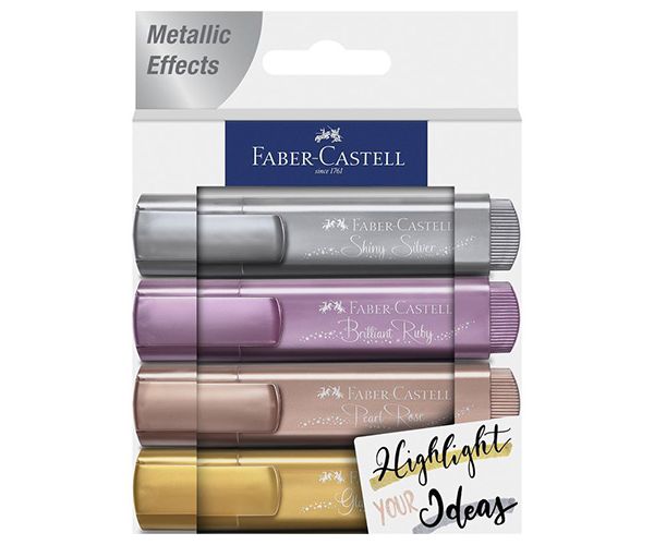 Faber-Castell: Metál szövegkiemelő készlet 1546 4db-os szett