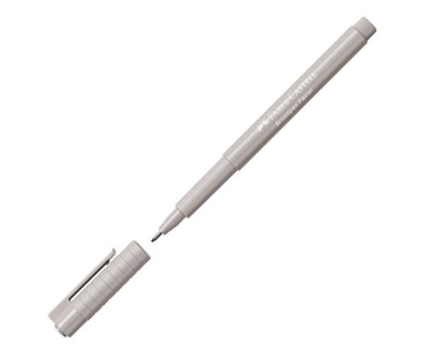Faber-Castell: Broadpen 1554 rostirón 0,8mm szürke