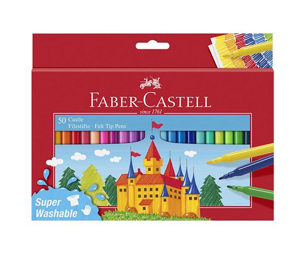 Faber-Castell: Castle filctoll szett 50db-os