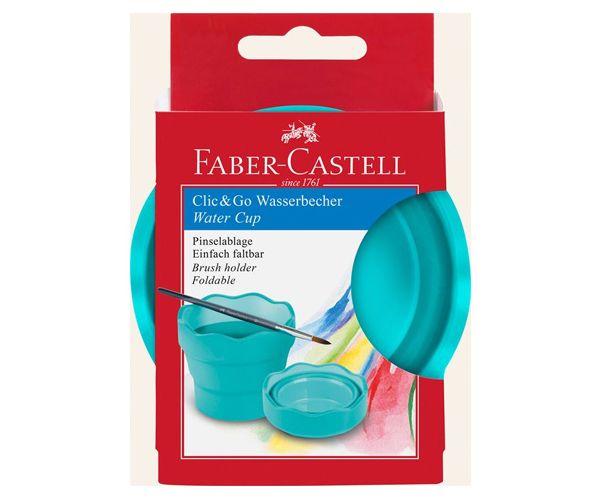 Faber-Castell: Click&Go ecsettál türkiz színben