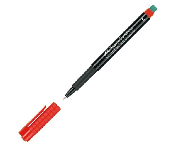 Faber-Castell: Multimark alkoholos filc M 1mm-es piros