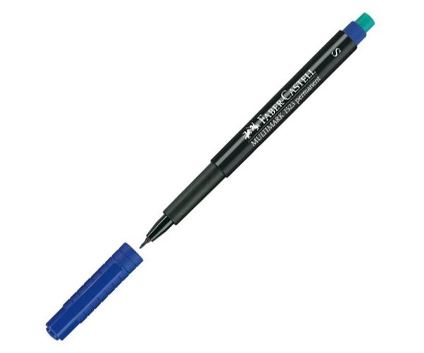 Faber-Castell: Multimark alkoholos filc S 0,4mm-es kék