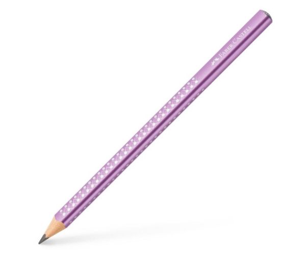 Faber-Castell: Sparkel Jumbo gyöngyház metál lila grafit ceruza